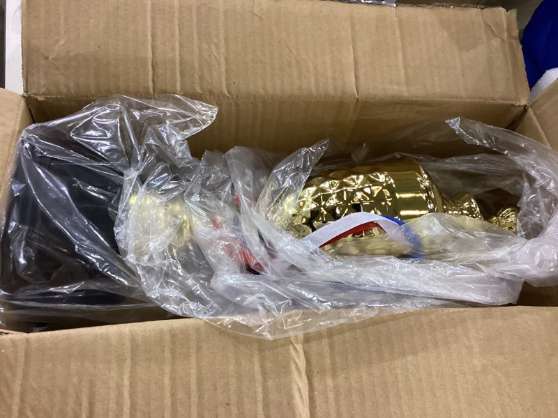 Condition photo showing Good Condition for Fasmov Large Trophy Cup for Custom Trophy Keepsake, Gold Award for Sports, Tournaments, Competitions, 14.5 inches