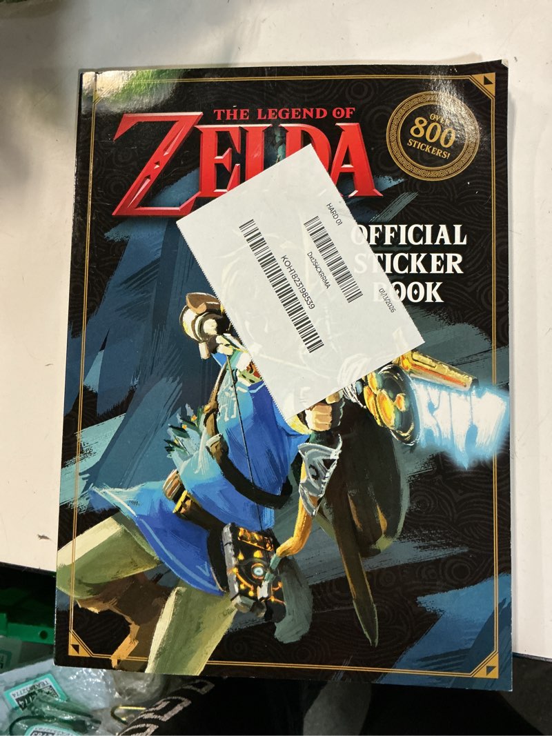 Condition photo showing Good Condition for The Legend of Zelda Official Sticker Book (Nintendo®): Over 800 Stickers!