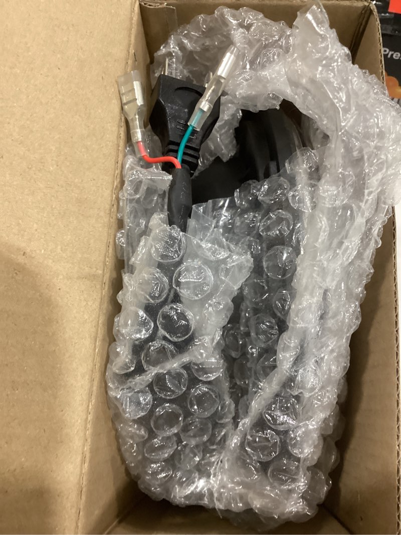 Condition photo showing New/Like New for 7" Round LED Headlight, 2PCS 6000LM Round LED Headlamp with Halo Ring Angel Eyes with H4 to H13 Adapter for Jeep Wrangler TJ JK CJ, Plug and Play