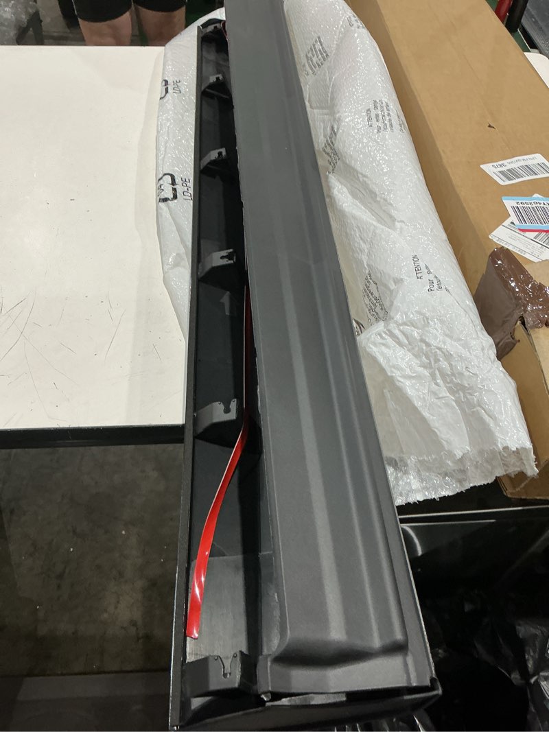 Condition photo showing As Is for secosautoparts front left driver side door trim lower molding compatible with toyota rav4 2016 2017 2018 replace # 75074-0r040 750740r040 to1304107