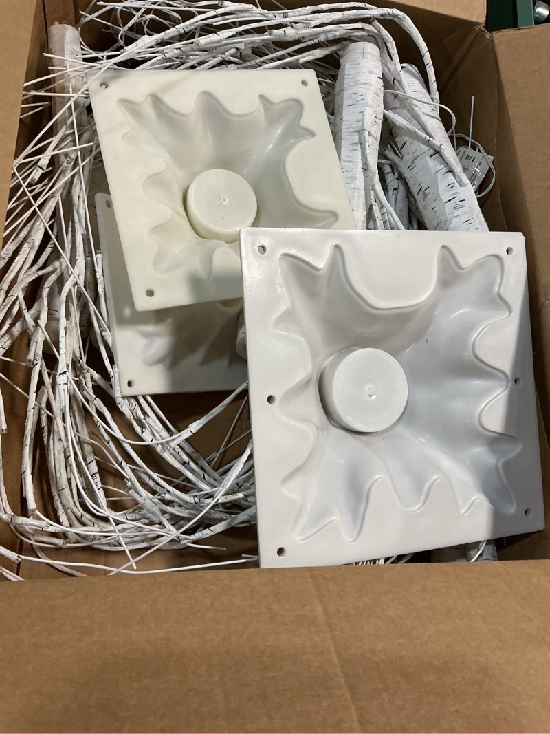 Condition photo showing Good Condition for iBaycon 4FT 6FT and 8FT Birch Trees, Set of 3 Lighted Birch Tree LED Artificial Tree with 8 Modes Timer, Prelit Light Up Trees for Indoor and Outdoor Party Holiday Christmas Decorations 4FT+6FT+8FT Warm White