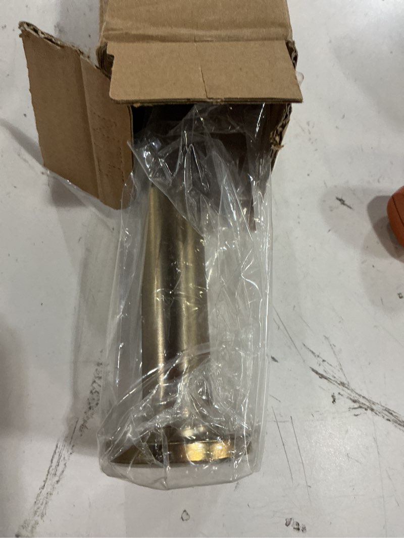Condition photo showing New/Like New for ivilon tension curtain rod - spring tension rod for windows or shower, 54 to 90 inch. warm gold 54" to 90" warm gold