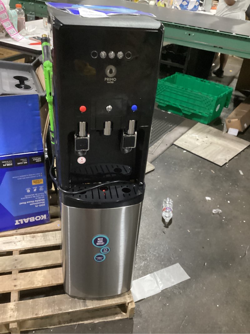 Condition photo showing New/Like New for manastin bottom loading water cooler dispenser?3 temperature settings - hot, cold & room, empty bottle indicator, child safety lock, ideal for office, home, living room, matte black