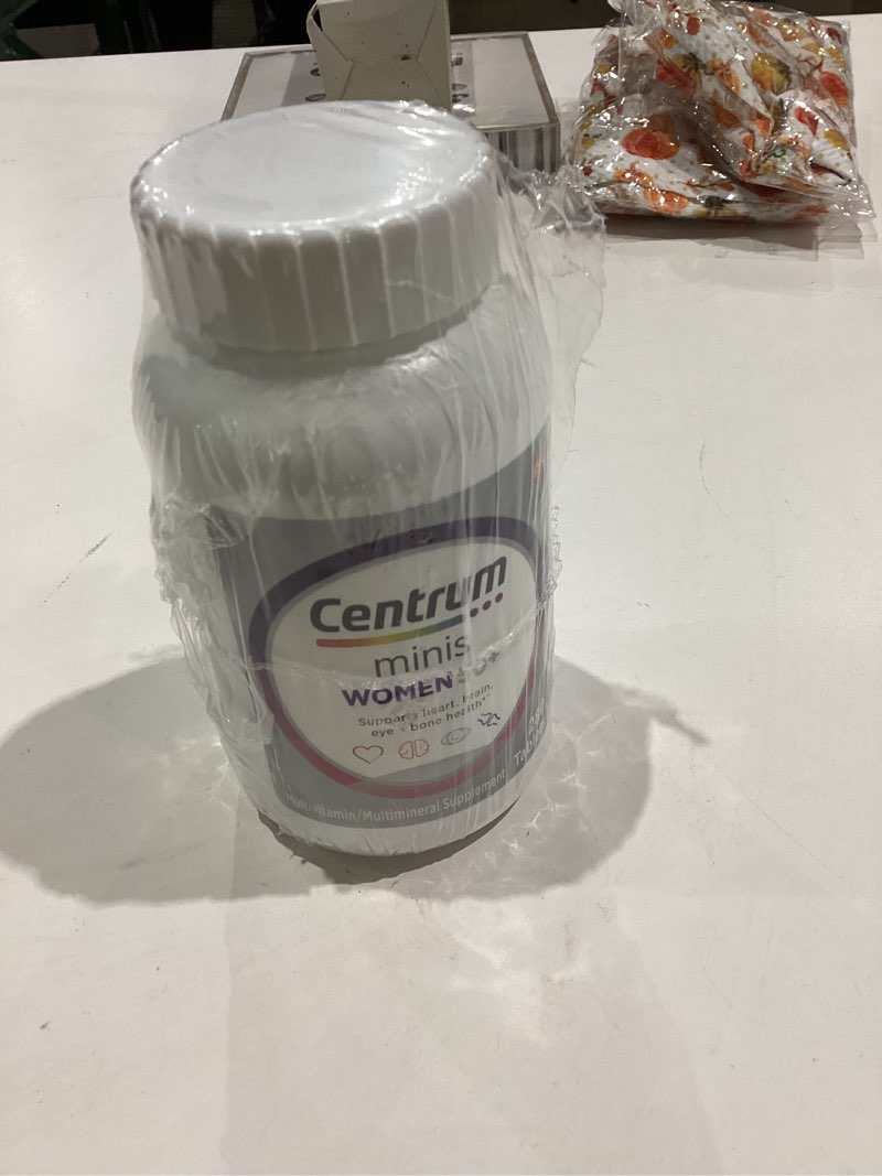 Condition photo showing New/Like New for Centrum Minis Silver Women's Multivitamin for Women 50 Plus, Multimineral Supplement with Vitamin D3, B Vitamins, Non-GMO Ingredients, Supports Memory and Cognition in Older Adults - 280 Ct
