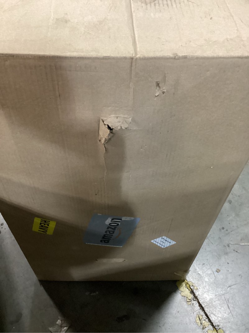 Condition photo showing As Is for Portable Nail Table Manicure Table Black Folding Nail Table with Exhaust Nail Desk Beauty Salon