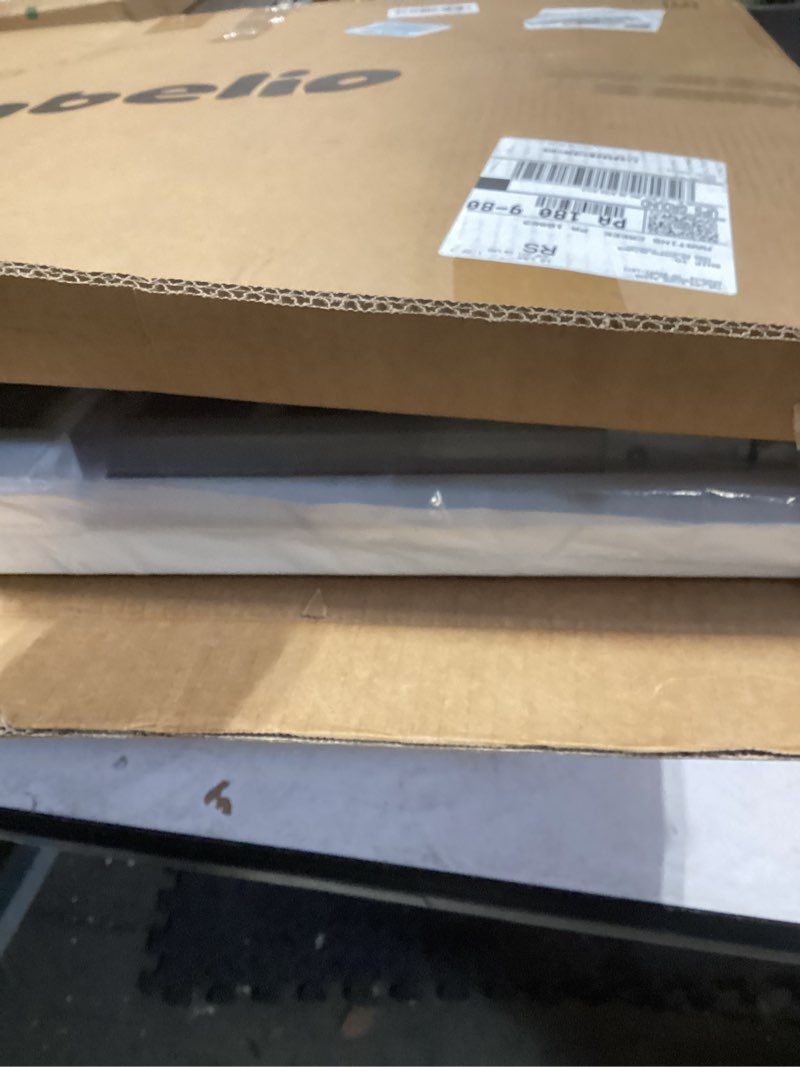 Condition photo showing New/Like New for babelio 36-57" extra wide baby/dog gate, auto close with large walk thru door,safety for pet, house, stairs and doorways, pressure mounted for chlid, white white 30"tall 36"-57" wide