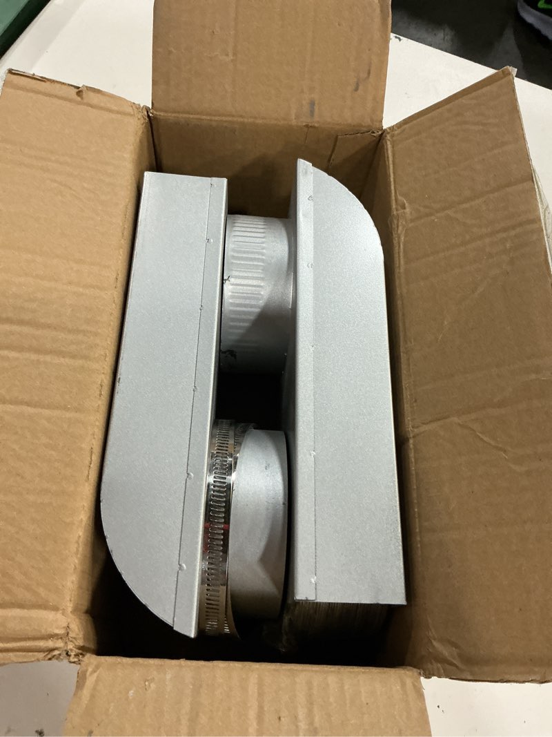 Condition photo showing Good Condition for periscope dryer vent connector kit, upgraded 304 stainless steel, adjustable 9.5"-14.5" telescoping dryer vent duct, fits tight spaces with slim flat design, oem adjustable 9.5-14.5 inch silver