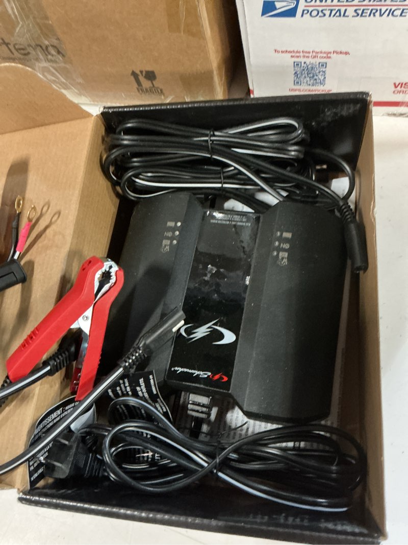 Condition photo showing New/Like New for Schumacher Electric Two-Bank 2A Car Battery Charger and Maintainer, 2-in-1 Solution, Simultaneous Charging, for 6V/12V Power Sport, Automotive, and Marine Batteries, SC1410