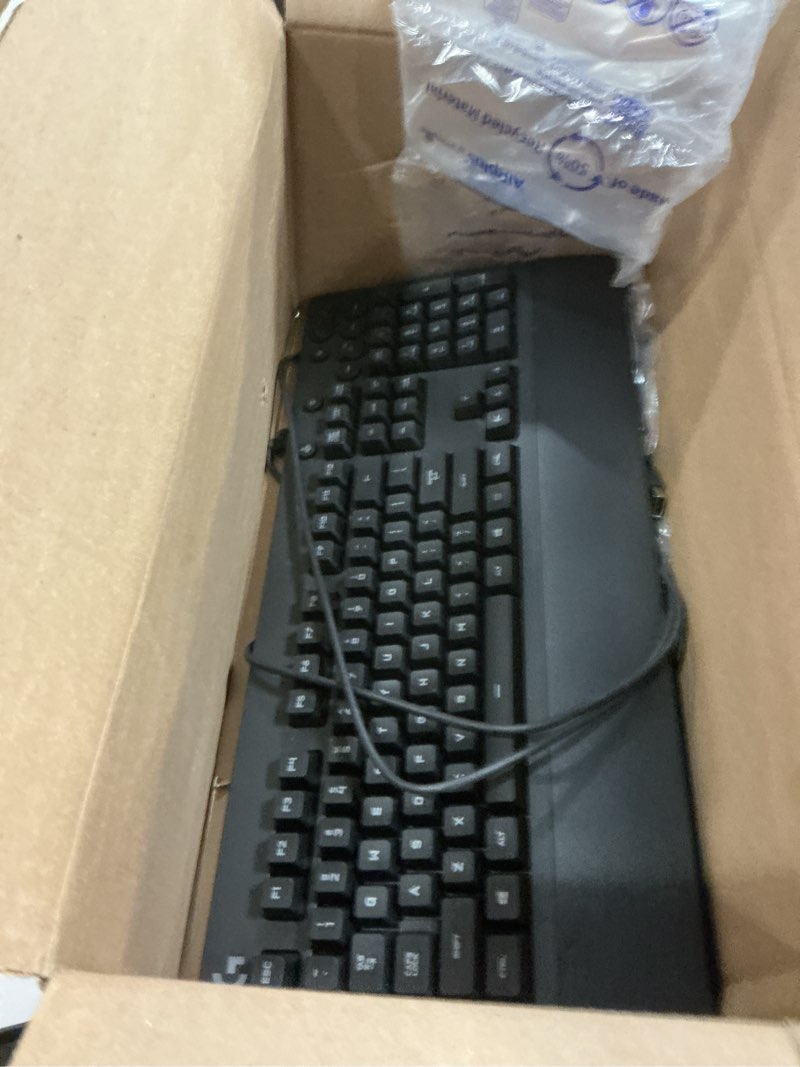 Condition photo showing As Is for Logitech G213 Prodigy Gaming Keyboard, LIGHTSYNC RGB Backlit Keys - Black