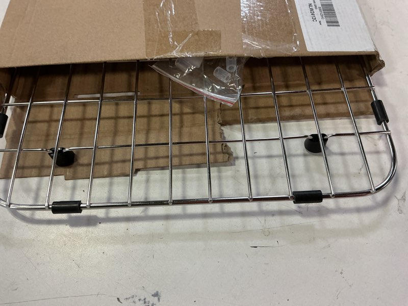 Condition photo showing Good Condition for Serene Valley Sink Bottom Grid 24-1/8" x 12-5/8", Centered Drain with Corner Radius 1-1/2", Sink Protector NLW2412C