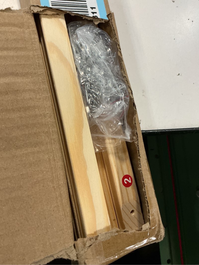 Condition photo showing Good Condition for nianfeng wooden easel stand for sign, easel display stand floor for wedding sign with adjustable tray, 63-inch, tripod a-frame poster light duty, welcome, art show & baby shower (natural)