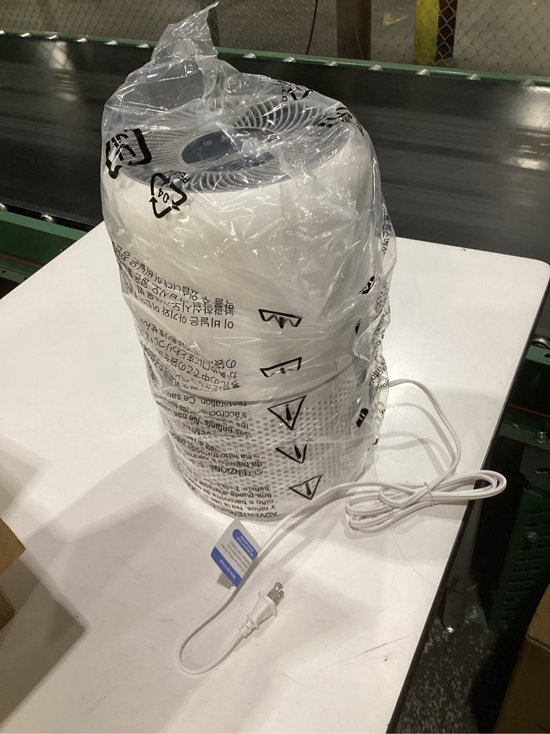Condition photo showing Good Condition for levoit air purifier for home allergies pet hair in bedroom, covers up to 1073 ft² by 56w high torque motor, aham verifide, 3-in-1 filter with hepa sleep mode, remove dust smoke odor, core300-p, white