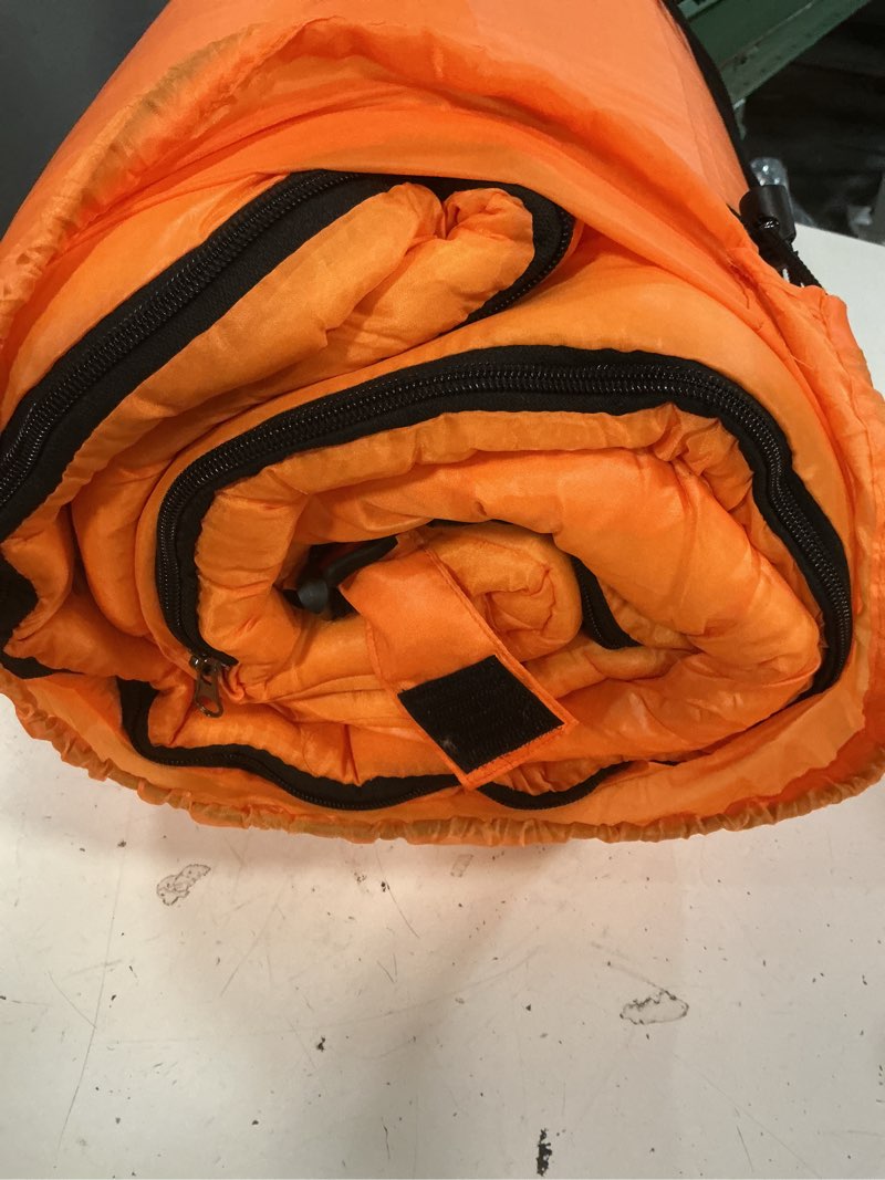 Condition photo showing Good Condition for bessport mummy sleeping bag | 15-45 ? extreme 3-4 season sleeping bag for adults cold weather– warm and washable, for hiking traveling & outdoor activities 32?-orange