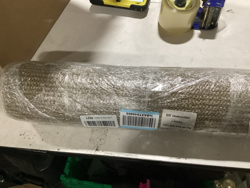 Condition photo showing Good Condition for BEQHAUSE Dirt Trapper Door Mat 20" x 32", Non-Slip Washable Doormats Entrance Mat, Dirt Resistant and Absorbent Welcome Mat, Low Profile Floor Mats for Front Back Door and Entryway, Light Beige Light Beige 1'8" x 2'8" (Rectangular)