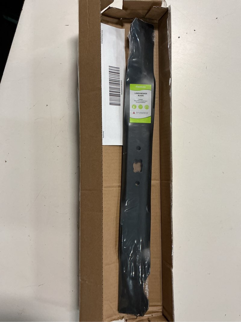 Condition photo showing New/Like New for 21 inch lawn mower blade - mulching blade for cub cade mtd craftsman troy bilt tb110 tb200 some 21" walk behind push mower replace parts 942-0741a 742-0741a cmxgzam100067