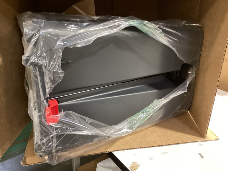 Condition photo showing Good Condition for Rubbermaid Premier Series IV Step-On Trash Can for Home and Kitchen, 12.4 Gallon, Stainless Steel Lid Charcoal, for Home/Kitchen/Garage/Apartment/Office Metal Rim & Lid