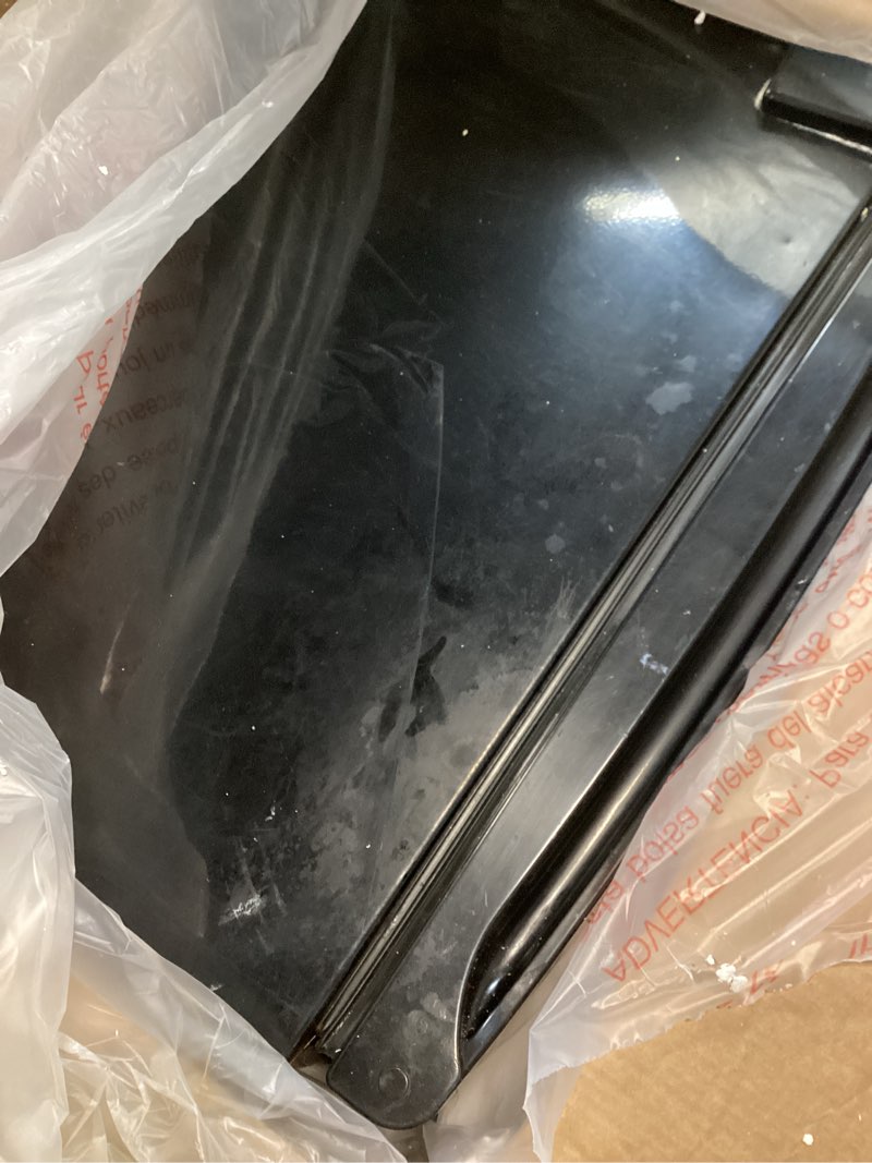 Condition photo showing As Is for magic chef mcar32pse 3.2-cu. ft. freezerless energy star mini fridge (silver)