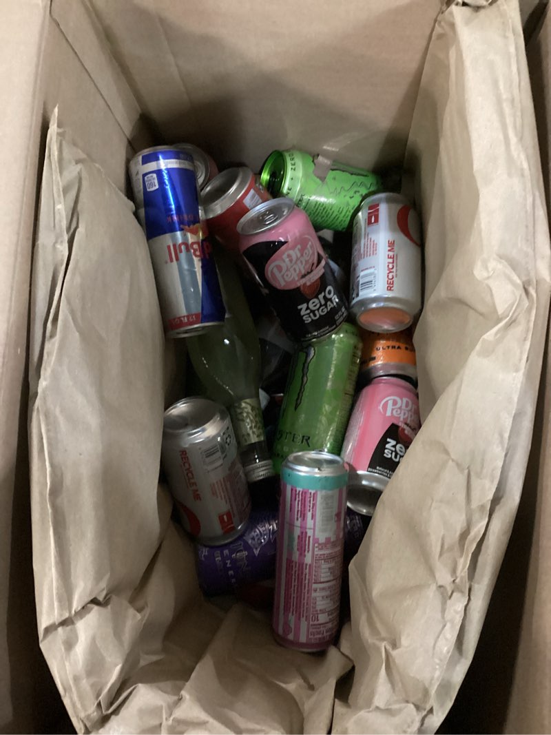 Condition photo showing As Is for asortee of drink 
