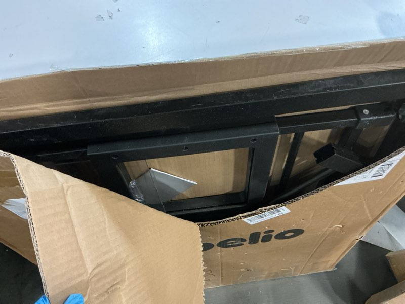 Condition photo showing As Is for Babelio Upgraded Baby Gate with Cat Door, 29-43" Auto Close Durable Dog Gate for Stairs, Doorways and House, Easy Walk Thru Safety Gate with Pet Door Includes 4 Wall Cups, Black Black 29-43" Wide, 30" Tall