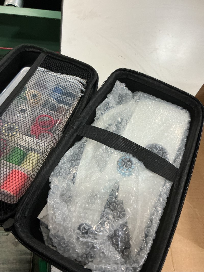 Condition photo showing Good Condition for sewing kit:sewing bliss in one box.handheld sewing machine,beginner's sewing kit with storage,two power supply modes,portable mini sewing machine,handheld for beginners. white