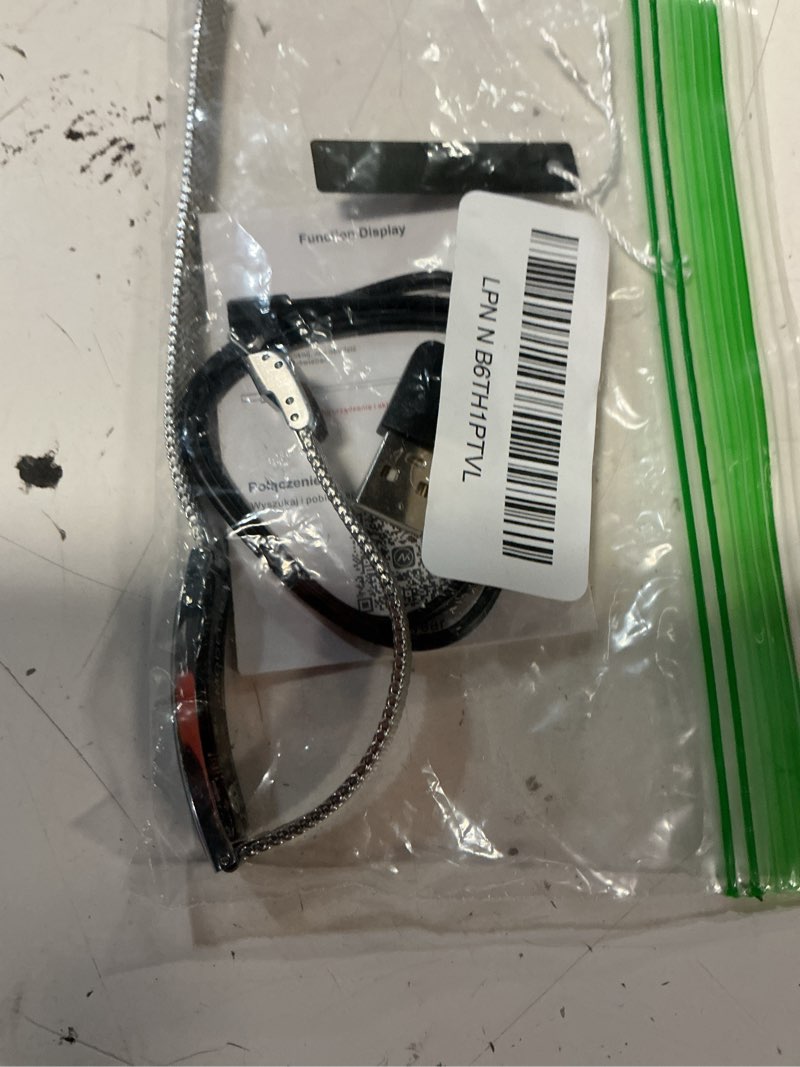 Condition photo showing Good Condition for smart bracelet,activity&fitness trackers,touch screen/sleep tracker/heart rate/blood oxygen,5atm waterproof,multiple sports modes,free app for ios android (black)