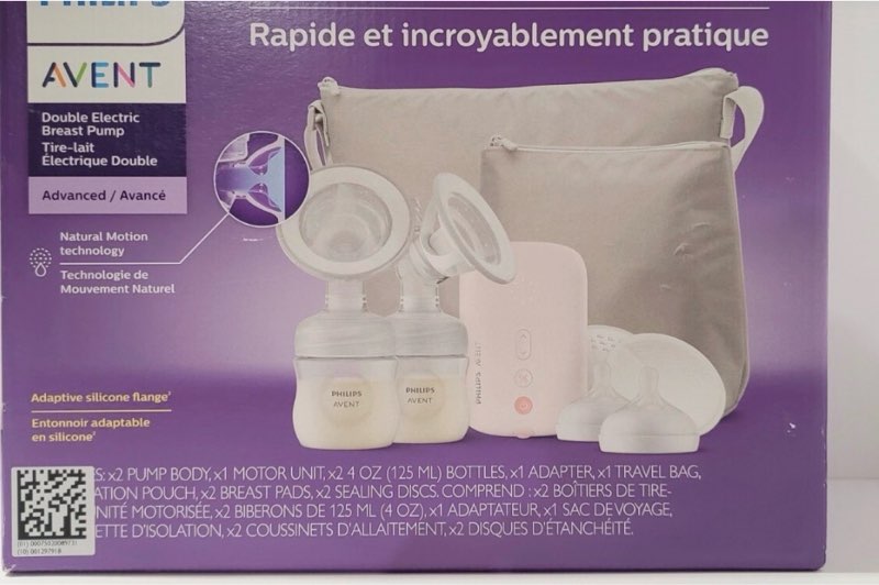 Philips SCF393/62 Avent Baby Feeding Advanced Double Electric Breast Milk Pump