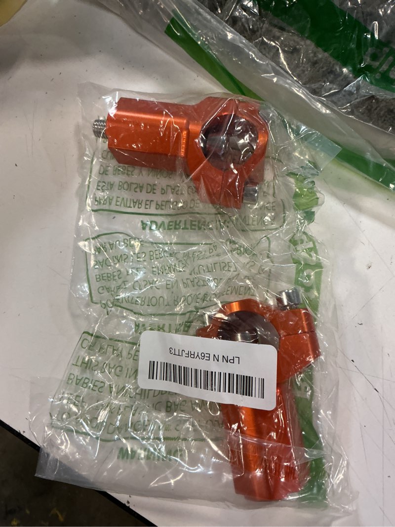 Condition photo showing As Is for jfg racing dirt bike handlebar riser,motorcycle handlebar risers bar mounts clamps cnc for 250xc-f 250xc 300xc 350xc-f 450xc-f 19-22/sx125 sx150 sx250 sxf250 sxf350 sxf450 xcf250 xcf350 16-19 -orange
