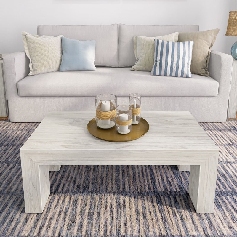 Candon Solid Wood Coffee Table (40” x 20”)
