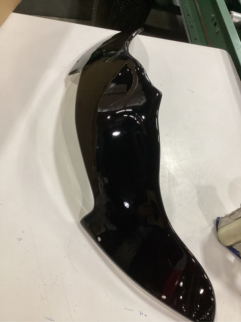 Condition photo showing As Is for 7" bat-style wave windshield windscreen wind splitter fits for harley davidson touring road glide 2015-2023 2016 2017 2018 2019 2020 2021 2022