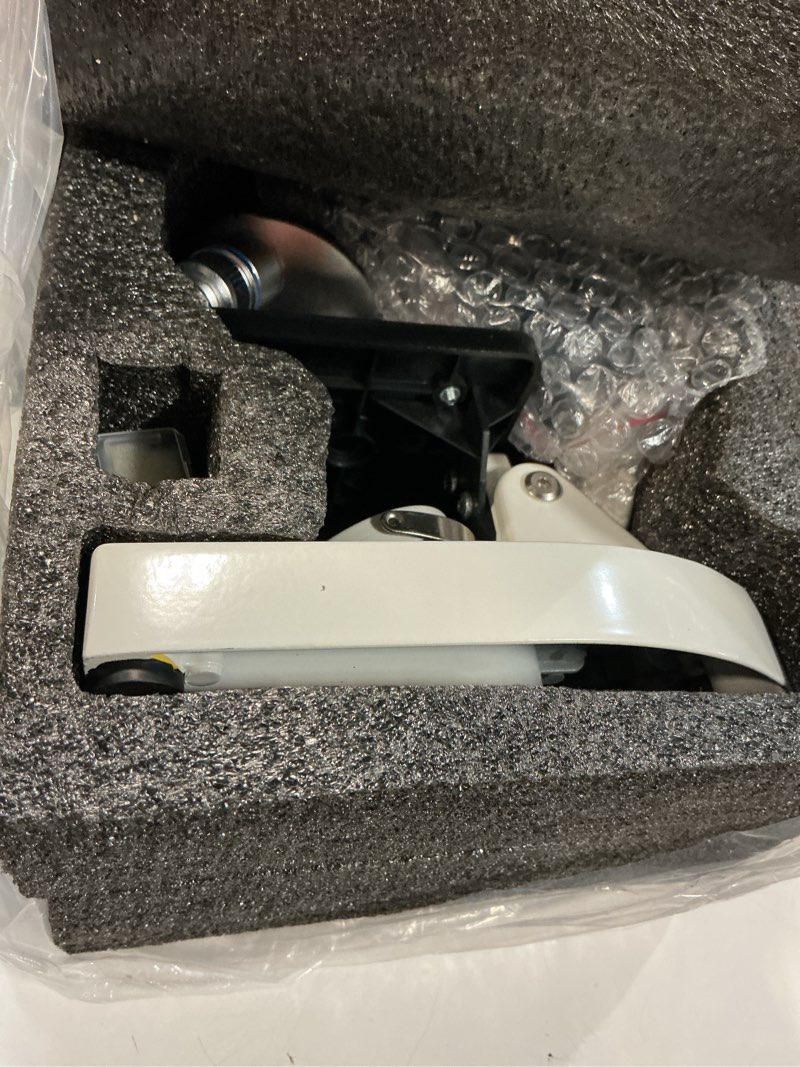 Condition photo showing Good Condition for compound microscope for adults & kids - 40x-2000x high-power biological microscope for students, school lab & home education, with slides set & phone adapter (white)