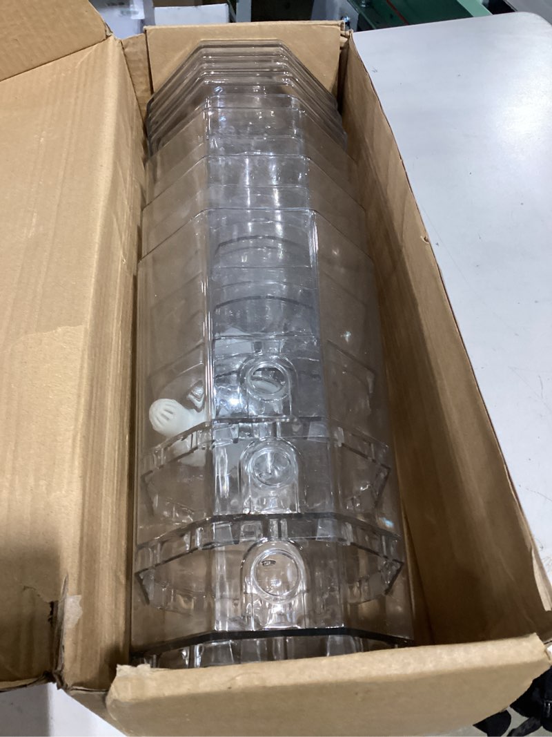 Condition photo showing Good Condition for Lifewit 1 Gallon Drink Dispenser for Parties 3 Pcs, 4L Plastic Beverage Container with Stand for Juice/Tea/Soda & Lemonade, BPA Free Clear Water Pitcher with Spigot for Mimosa Bar, Party Hosting 3 small-1 Gal