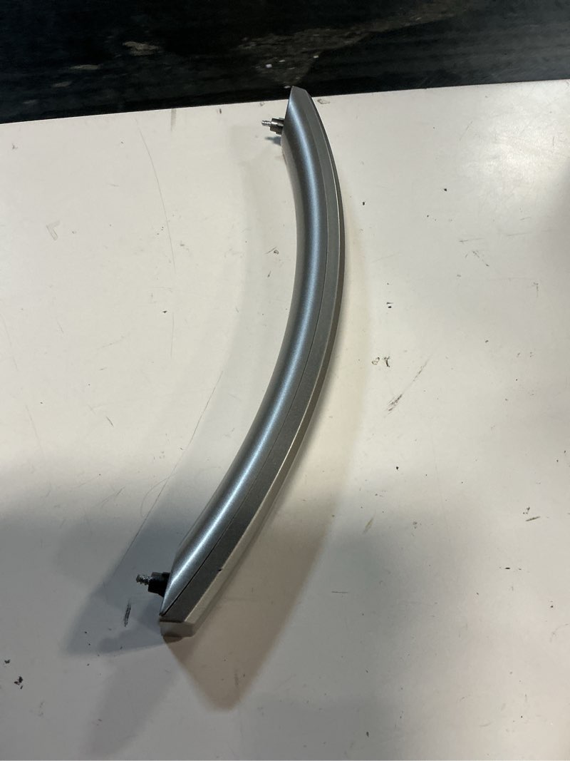 Condition photo showing As Is for 2025 upgrade me16a4021as microwave door handle, replaces for samsung de94-04313f handle, de94-04313f microwave door handle, same as samsung oem microwave handle (no screws)