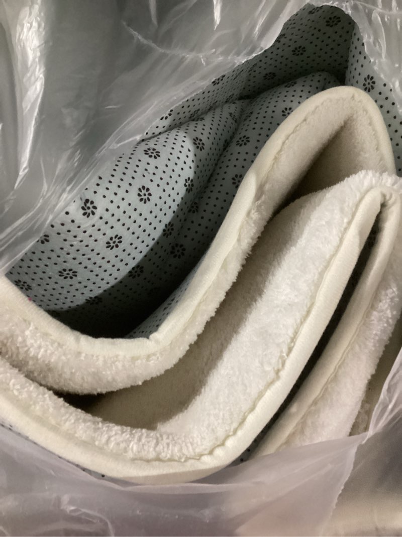 Condition photo showing Good Condition for SIMILAR TO STOCK PHOTO.. Baby Play Mat for Floor Nursery Rug Muscle Area Playroom Rug 74x50\" Memory Foam 1.3\" Thick Crawling For Babies(Cream White) Cream 74\"x50\"