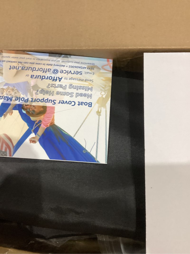 Condition photo showing New/Like New for [Extra Tall] Affordura Boat Cover Support Pole with Metal Tripod Base and Hexagon Top, 27-71" Adjustable Poles with 6 Straps, Pontoon Cover Support System, 2 Set 2 PK