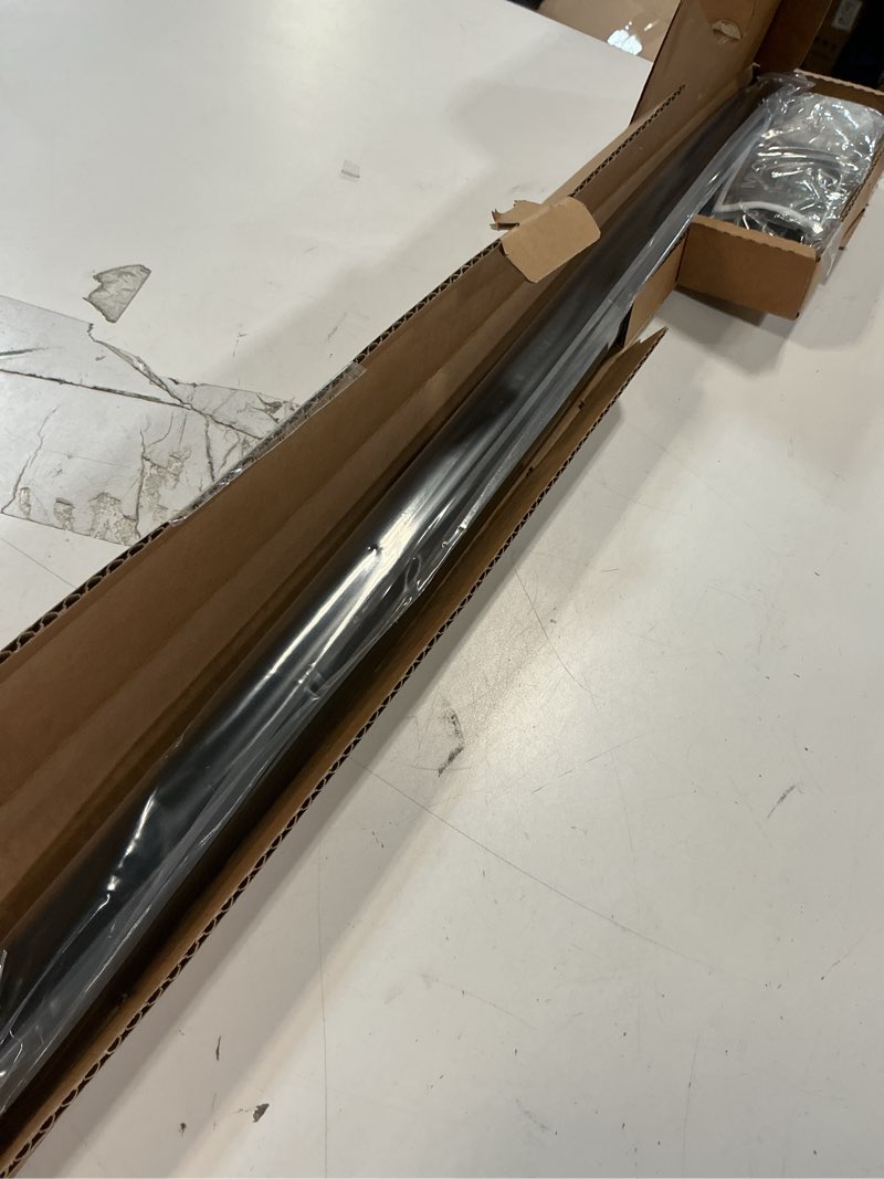 Condition photo showing Good Condition for Ivilon Drapery Window Curtain Rod - End Cap Style Design 1 Inch Pole. 28 to 48 Inch Color Black 28 to 48 in.