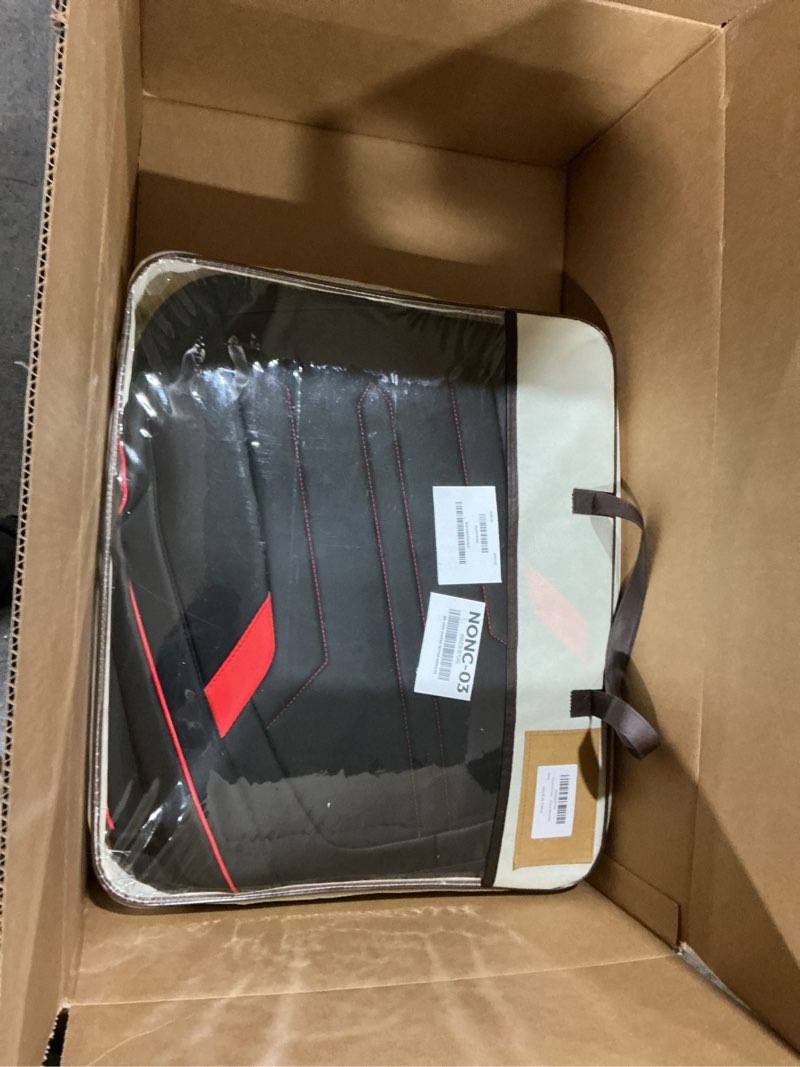 Condition photo showing Good Condition for Seat Covers for Ford F150 2015-2025, F250 F350 F450 Crew Cab 2017-2025, Faux Leather Car Seat Covers Full Set, Waterproof Seat Covers for Cars Trucks Pickup,BlackRed