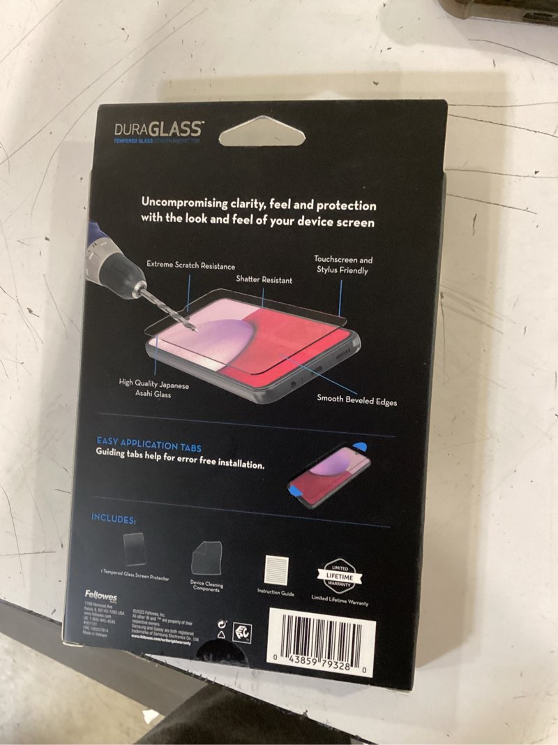 Condition photo showing New/Like New for duraglass tempered glass screen protector with quick installation tray for samsung galaxy a17 5g