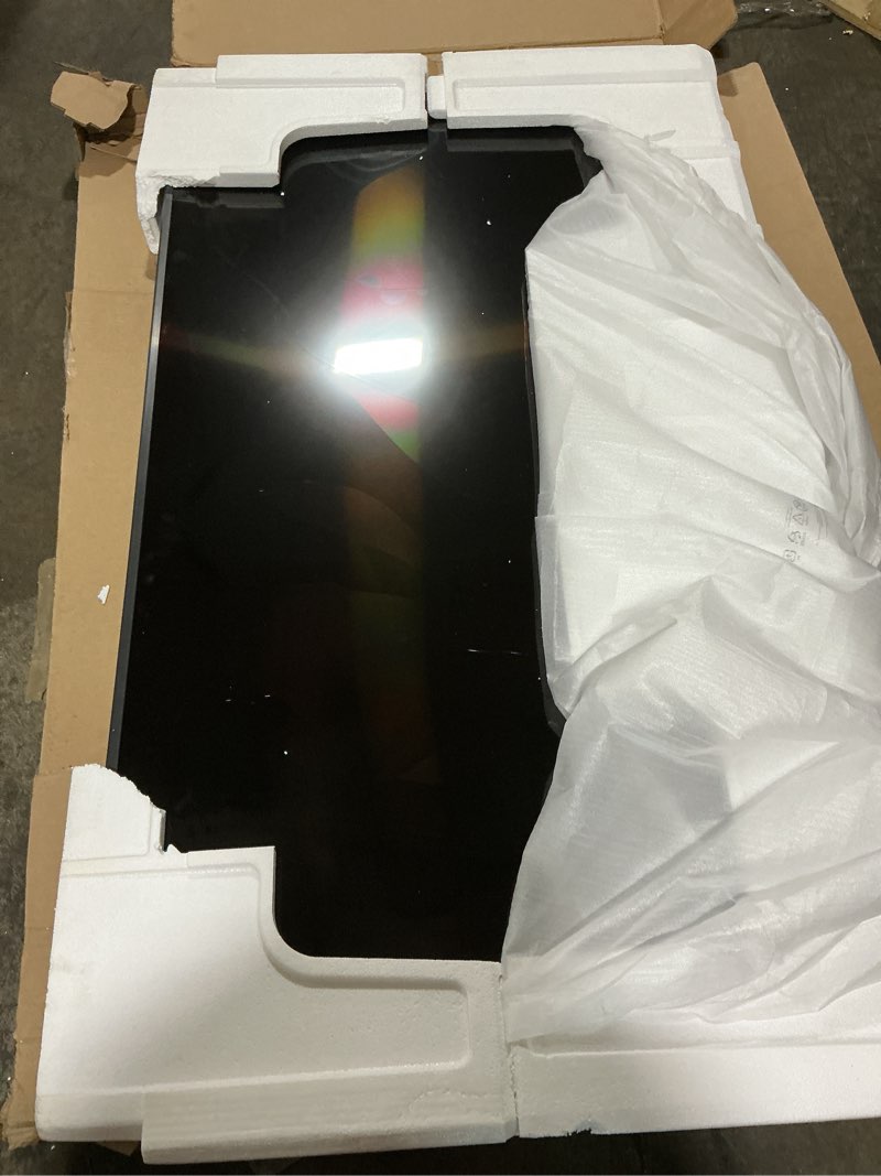 Condition photo showing As Is for screen damaged samsung 65-inch class crystal uhd u8000f 4k smart tv (2025 model) endless free content, crystal processor 4k, metalstream design, knox security, alexa built-in