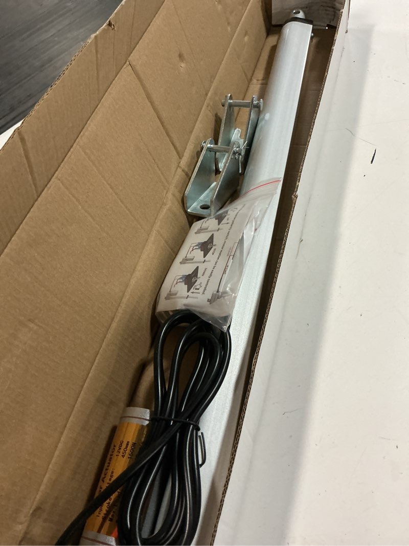 Condition photo showing Good Condition for rvmarinepat 12v linear motion actuator 330lb (1500n) heavy duty, 4 inch stroke, high speed 10mm/s fast electric actuator 12v with mounting brackets & controller for cars rvs 4"/100mm 1500n-10mm/s 1