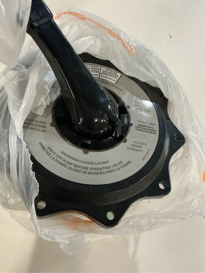 Condition photo showing New/Like New for spx0715ba3 for hayward multiport valve, key cover and handle assembly replacement for hayward multiport sp0715, sp0715x, sp0716, sp0176x