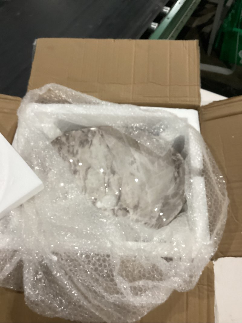 Condition photo showing Good Condition for ceramic vessel sinks oval bathroom sink above counter vessel sink with faucet and drain combo 16 inch marbling vessel bathroom sinks bowl