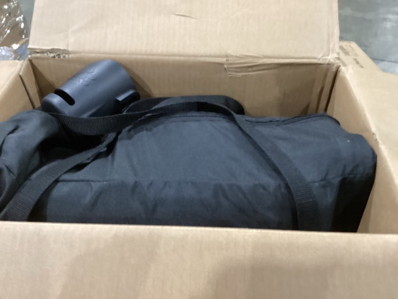 Condition photo showing As Is for bombi b?bee v2 lightweight baby stroller - premium vegan leather, one-hand fold, infinite recline, aircraft-grade aluminum frame, xxl canopy, and ample storage umbrella stroller - sand