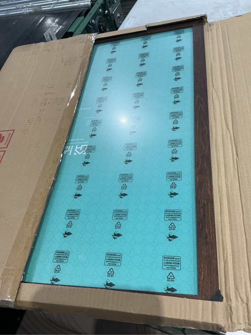 Condition photo showing Good Condition for lavie home 24x30 picture frame brown, puzzles frame for wall decoration, classic brown minimalist style suitable for decorating houses, offices, hotels, puzzles posters photos or artwork?1 pack? 24x30 brown