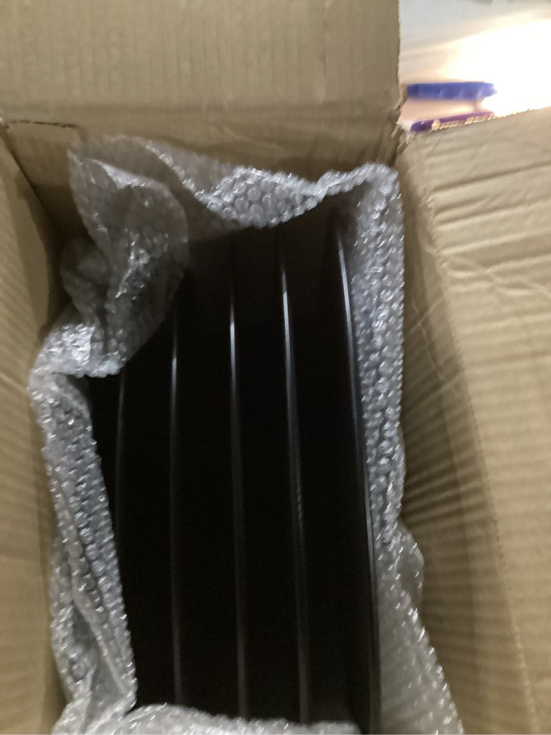 Condition photo showing Good Condition for Inclined Desk File Organizer, 5-Section Vertical File Folder Holder Stand Metal Rack File Sorter for Office Classroom Desktop Organization (Black, 1Pack) Black 1Pack