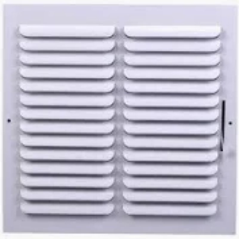 Fits 12x12 Duct Opening 1 Way Fixed Curved Blade Air Supply Diffuser by Handua | Register Vent Cover