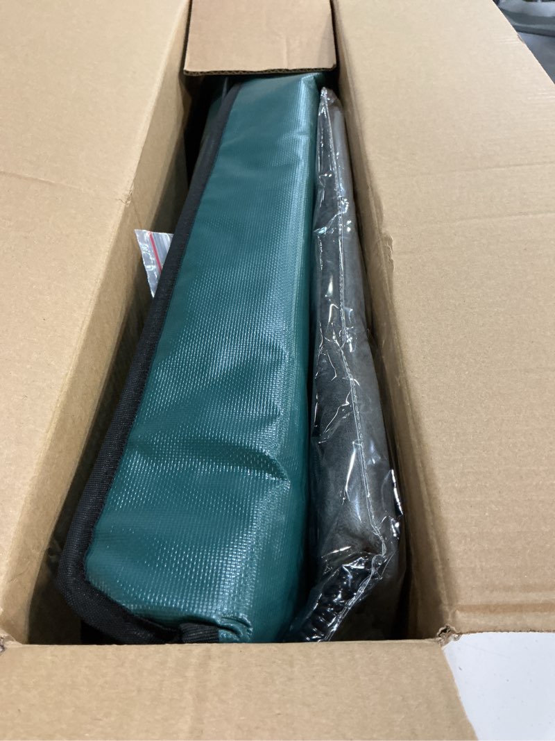 Condition photo showing New/Like New for heated cat house for outside with dual doors, insulated cat house outdoor with heating pad, weatherproof heated outdoor cats houses waterrproof for feral cats (deep green, 25" l x 16" w x 13" h) 25" l x 16" w x 13" h deep green