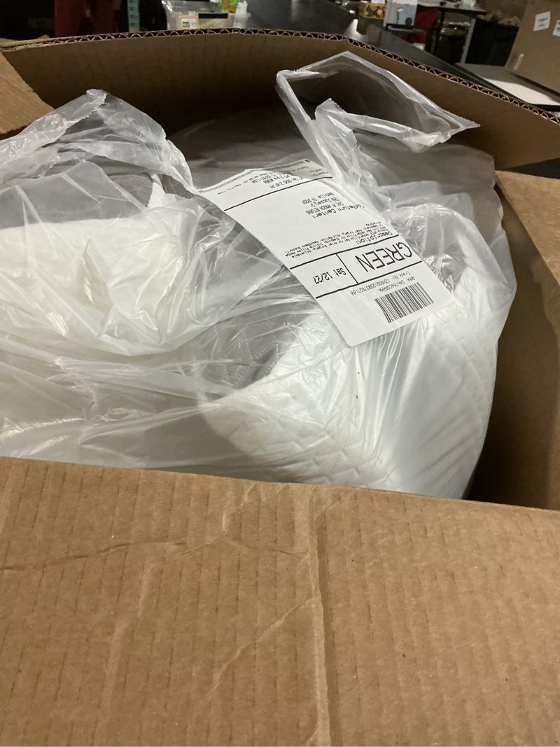 Condition photo showing As Is for 3PCS Wedge Pillow Set for After Surgery, Adjustable 9&12 Inch Bed Wedge Pillow for Sleeping, Incline Pillow Wedge for Headboard, Post Surgery, Acid Reflux, Neck&Back Support, White/Grey White/Grey Adjustable 9&12 Inch + 1 Head Pillow