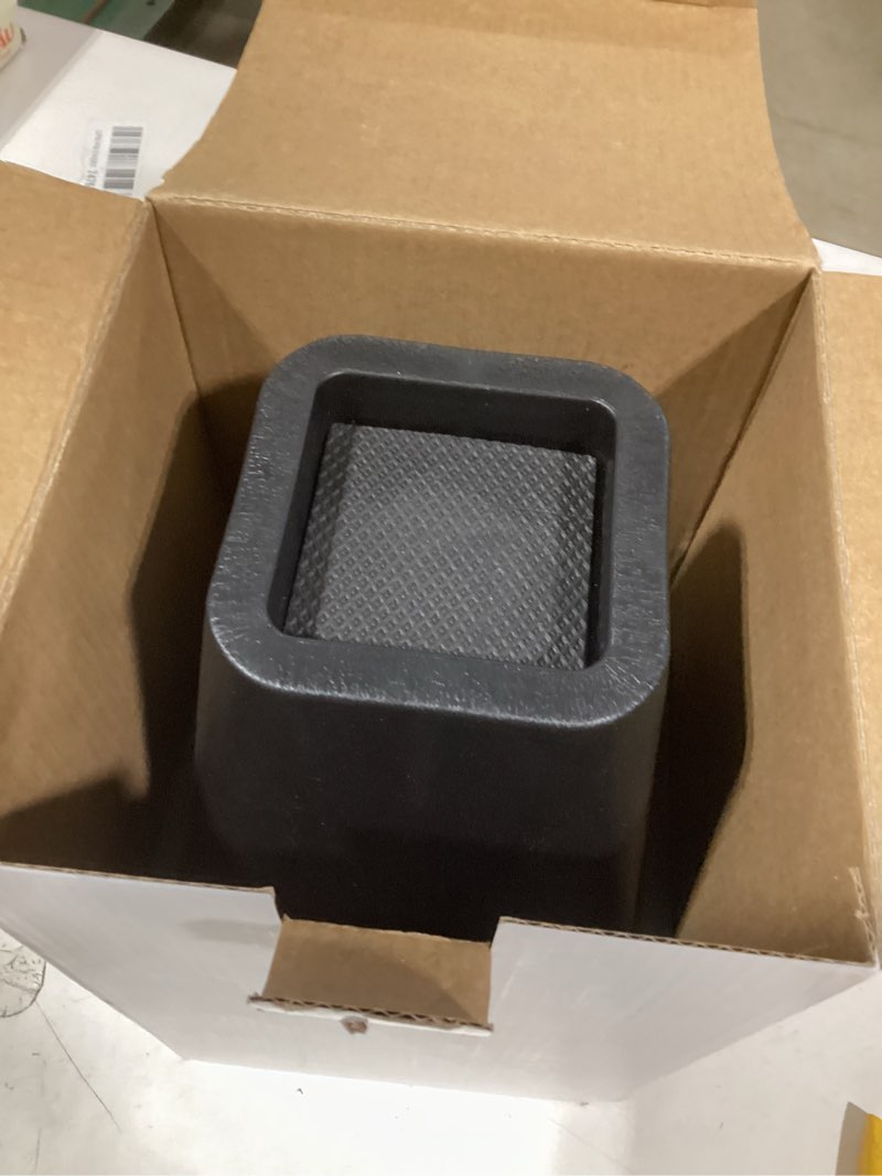 Condition photo showing Good Condition for 6 Inch Heavy Duty Bed Risers, Furniture Risers for Desk, Chair, Table or Sofa, Couch Lift Risers, Supports up to 2200 lbs per Leg(4 Pack Black) Black 6 IN - 4 pack