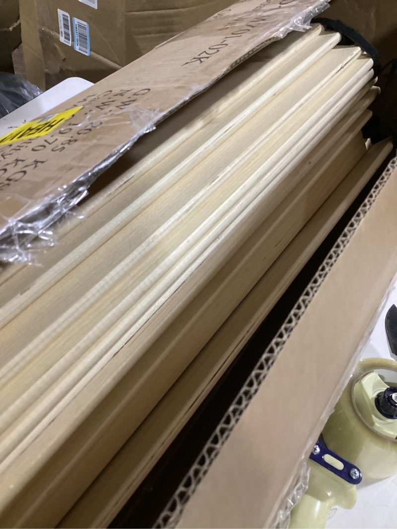 Condition photo showing Good Condition for maf box springs king size 2 inch, low profile king box spring with round corners, bunkie board with wood slats bed slat replacement 3500 lbs black heavy duty metal mattress foundation, easy assembly 2 inch king