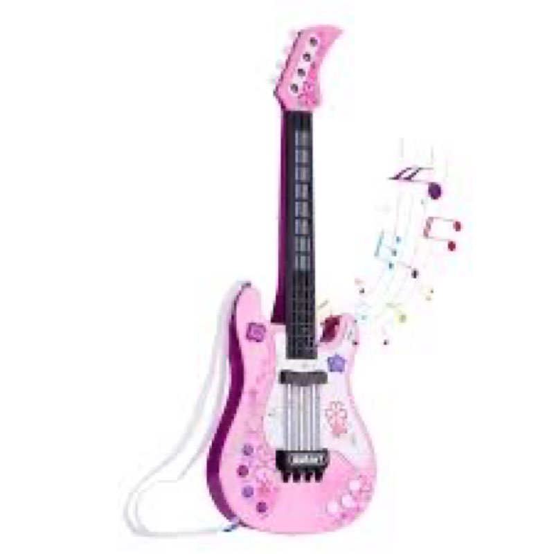 Kids Toddler Baby Childrens Electric Toy Guitar with Strap Ideal for 3 4 5 7 8 Year Old Boys Girls G